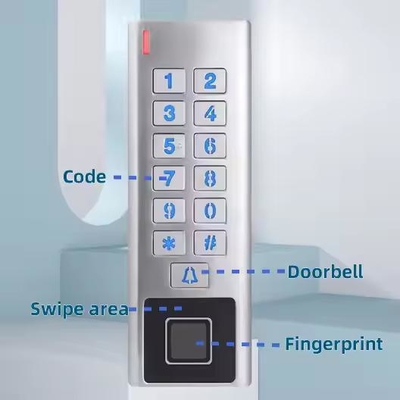 Wodoodporna metalowa obudowa Tuya App WIFI RFID Smart Lock Kontrola dostępu za pomocą odcisku palca