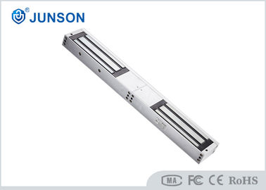 Podwójne drzwi Blokada elektromagnetyczna, Heavy Duty Magnetic Lock 1200lbs LED JS-500D