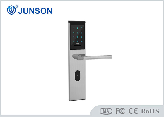 Odcisk palca Drewniane drzwi Smart Lock DC6V FCC Afisz mieszkania