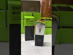 Mini przycisk wyjścia bezdotykowego ze stopu cynku DC12V wodoodporny IP68 ze wskaźnikiem LED