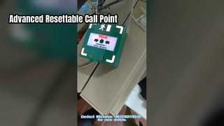 Zaawansowany, resetowalny ostrzegacz pożarowy