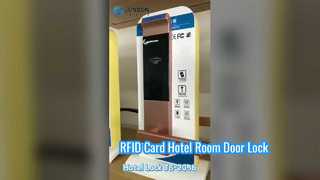 Zamek hotelowy RFID z bezpłatnym systemem hotelowym