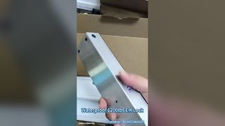 Wodoodporny elektryczny zamek magnetyczny o wytrzymałości 1200 funtów